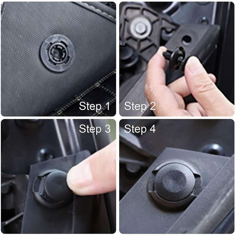 Car Push Retainer Clips Plastic Bumper Rivets 675pcs 16 Sizes