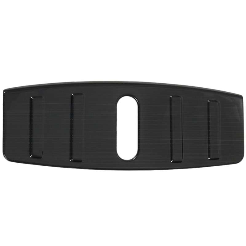 Rear Trunk Bumper Guard Black Titanium Alloy for Tesla Model 3(2pcs)