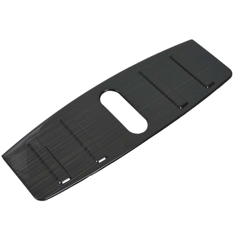 Rear Trunk Bumper Guard Black Titanium Alloy for Tesla Model 3(2pcs)