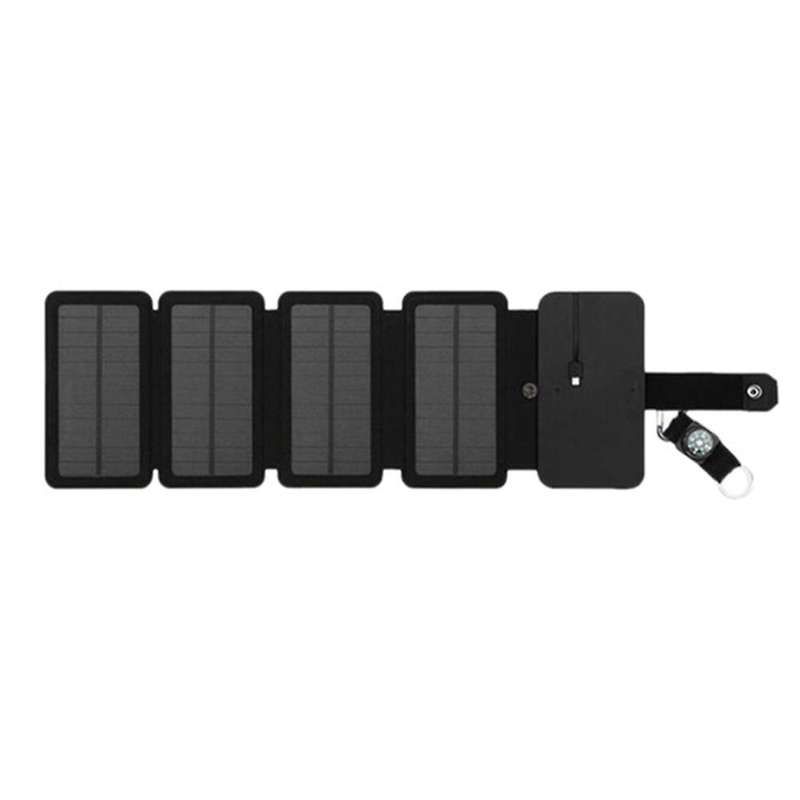 7.2w Power Folding Solar Cells Charger Usb Output Devices, 4 Panels