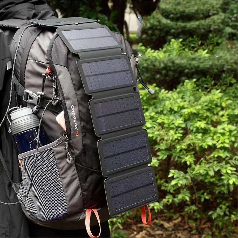 7.2w Power Folding Solar Cells Charger Usb Output Devices, 4 Panels