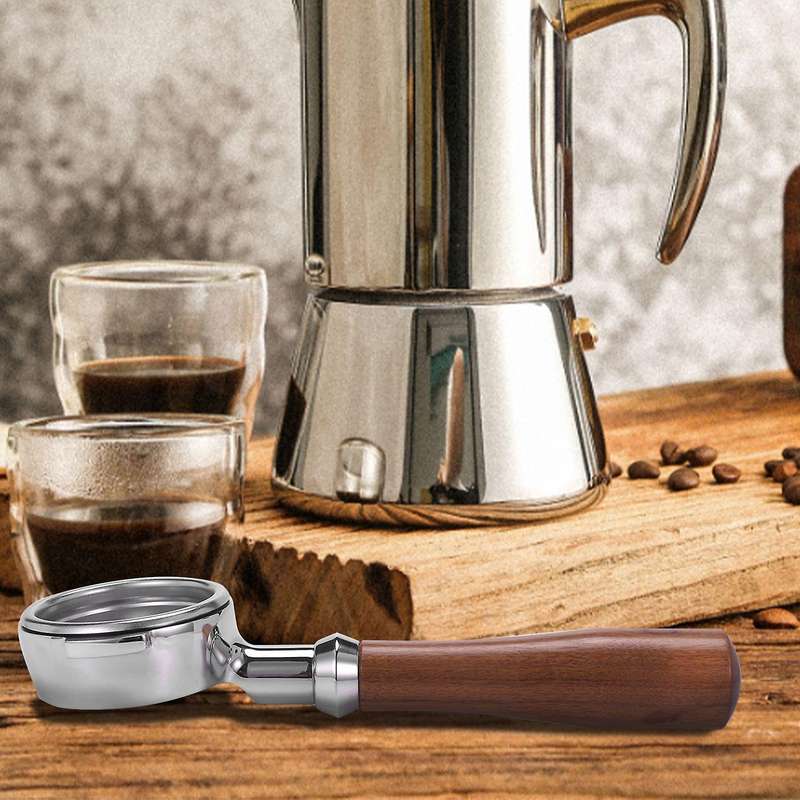58mm Stainless Steel Coffee Machine Filter Bracket Bottomless Handle