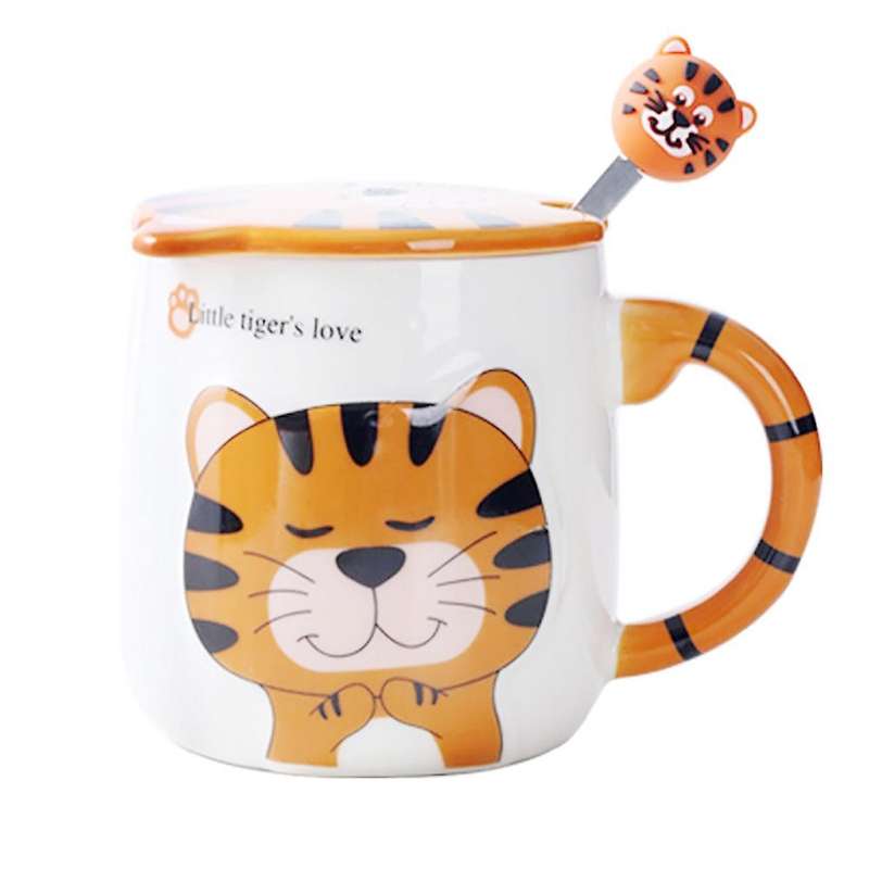 Cartoon Tiger Ceramic Tea Cup for The Year Of Tiger Coffee Milk Mug A