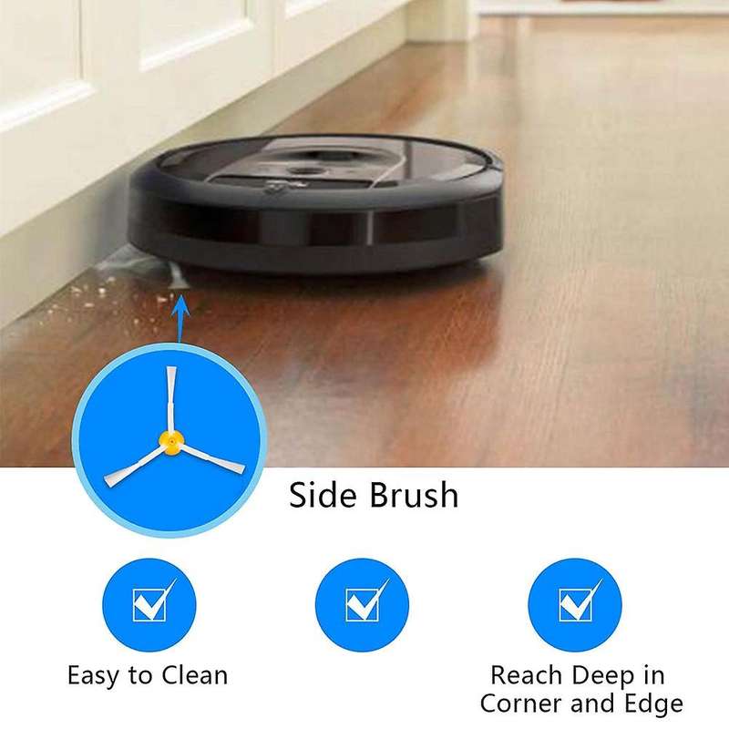 Sweeping Robot Accessories Filter Side Brush Set Suitable for Irobot