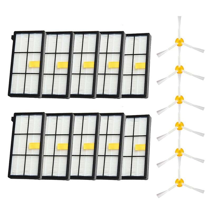 Sweeping Robot Accessories Filter Side Brush Set Suitable for Irobot