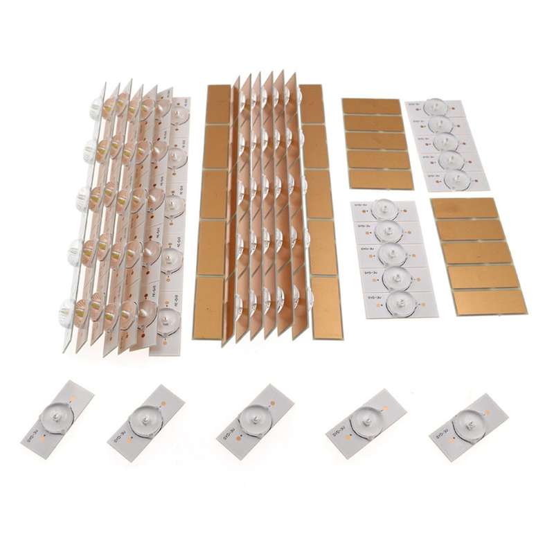 100pcs 3v Smd Lamp Bead Optical Lens with Filter for 32-65 Inch Led