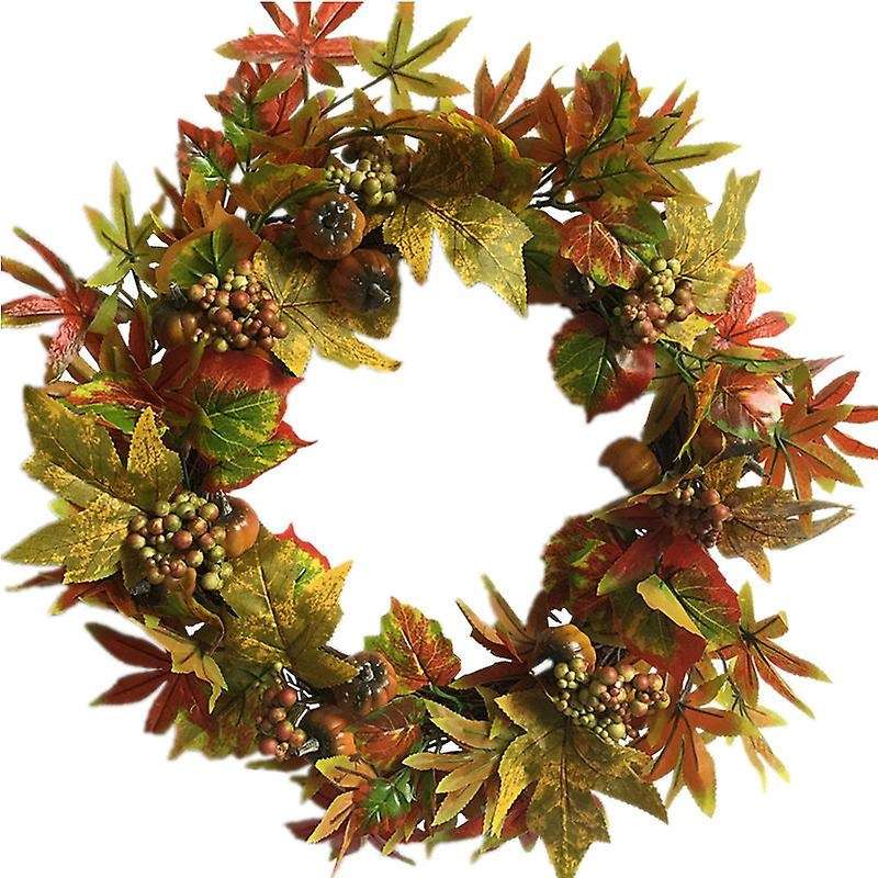 Fall Door Wreath Autumn for Front Door Thanksgiving Halloween Fall