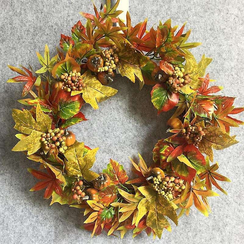 Fall Door Wreath Autumn for Front Door Thanksgiving Halloween Fall
