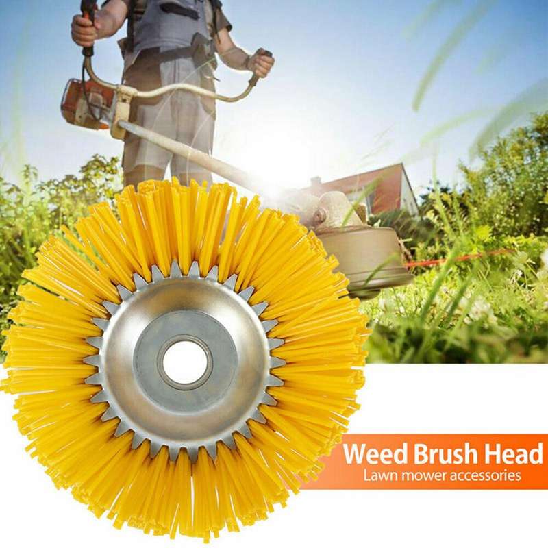 8 Inch Garden Weed Brush Nylon Rope Mower Mechanical Trimmer Head