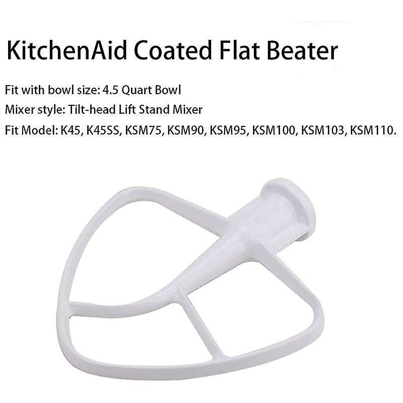 K45dh Dough Hook K45b Coated Flat Beater for Stand Mixer for Kitchen