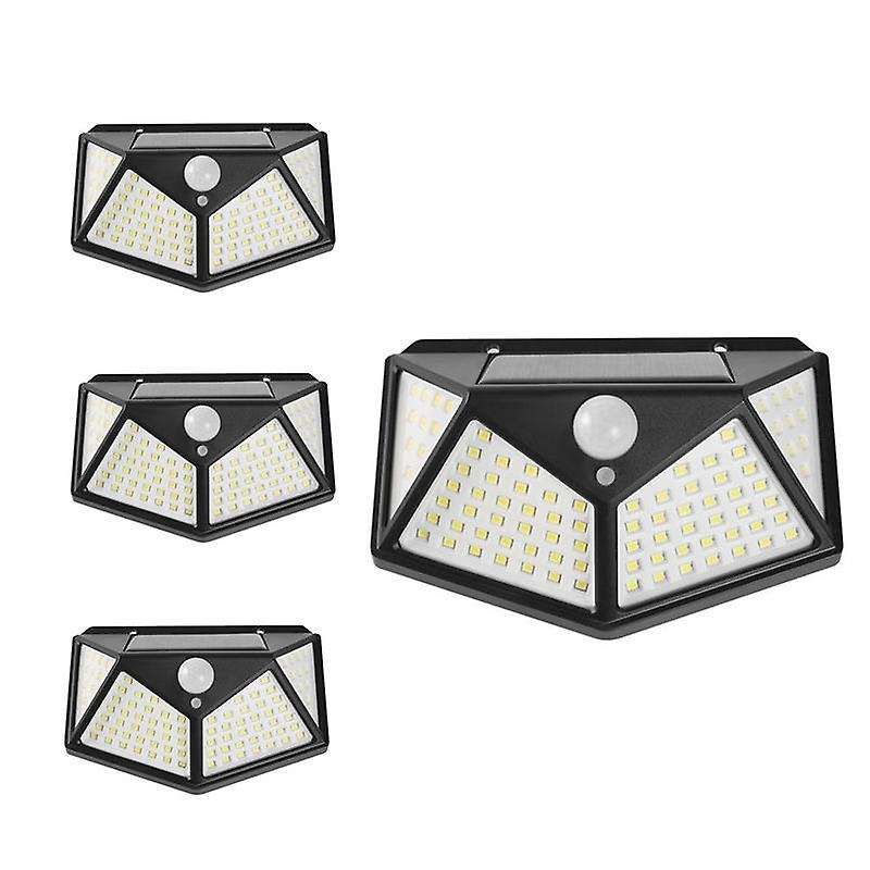 4pcs Solar Led Light Outdoor Solar Wall Lamp Garden Decoration Lights