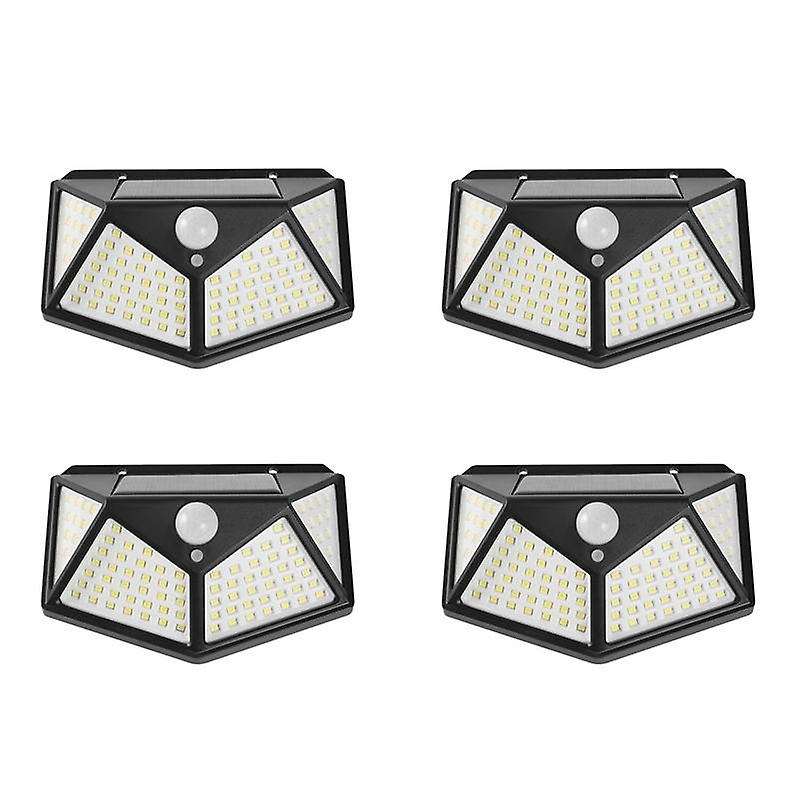 4pcs Solar Led Light Outdoor Solar Wall Lamp Garden Decoration Lights