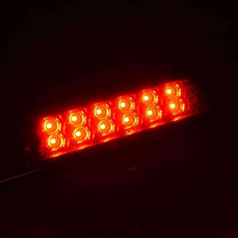 Car Black Red Led 3rd Rear Brake Light Cargo Light High Position