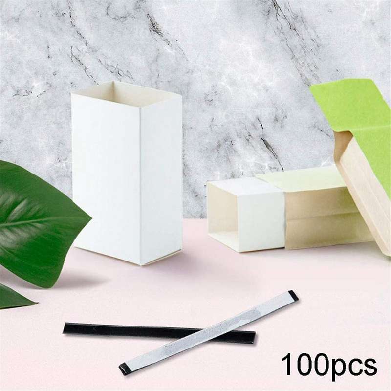 300 Peel and Stick Tin Ties, Wire Bendable, Coffee Bag Ties-black