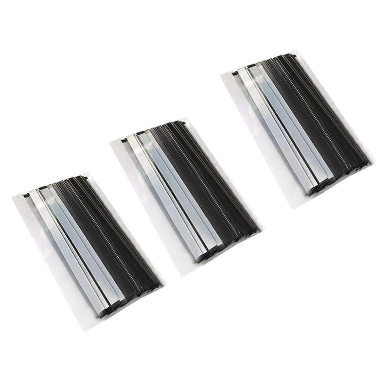 300 Peel and Stick Tin Ties, Wire Bendable, Coffee Bag Ties-black