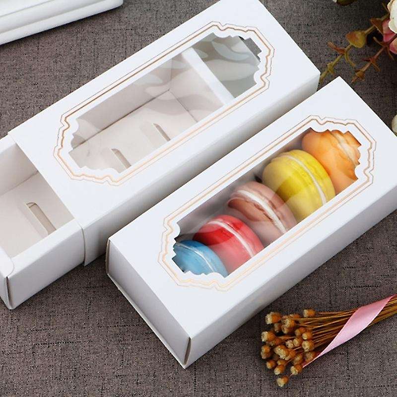 30 Macaron 5 Macaron Container Drawer Party Gift Packaging Box