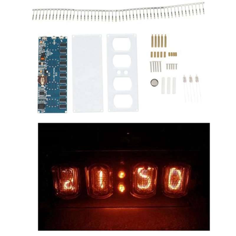 4-bit Light-emitting Tube Digital Tube Diy Tube Clock Kit Module