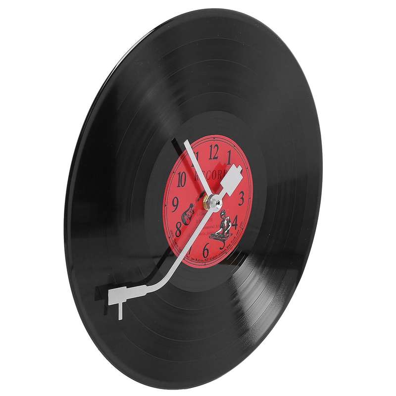 Ultra-quiet Clock Vinyl Record Personality Wall Clock Cafe Wall Clock