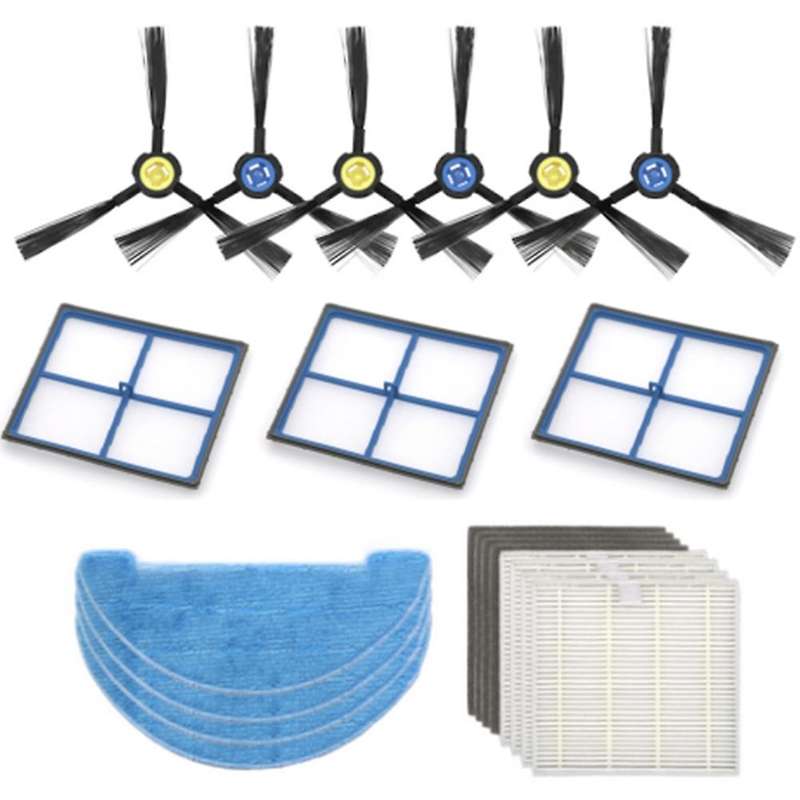 For Ilife V8s X750 X785 V80 Robot Side Brush Hepa Filter Mop Cloth