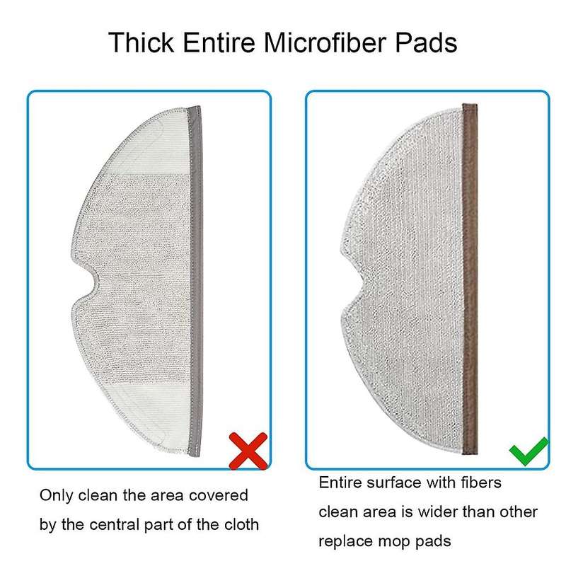 Replacement Roller Brush Side Brushes Filters Compatible for Xiaomi