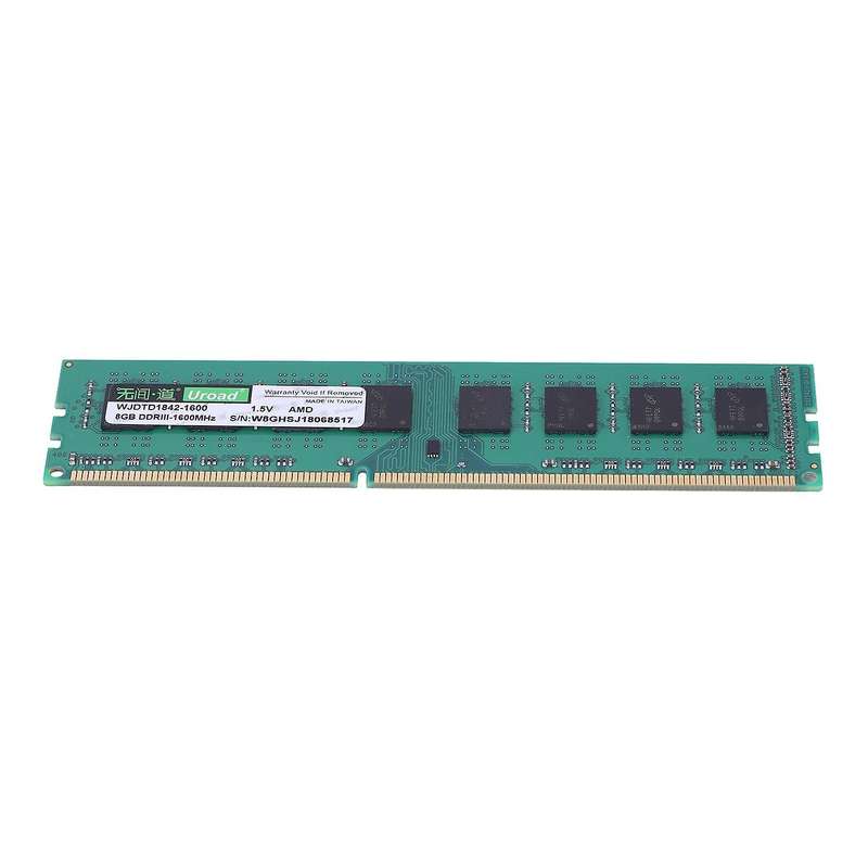 Uroad 8gb Ddr3 Ddr3i 1600mhz Ram Desktop Memory Dimm Only(8gb)
