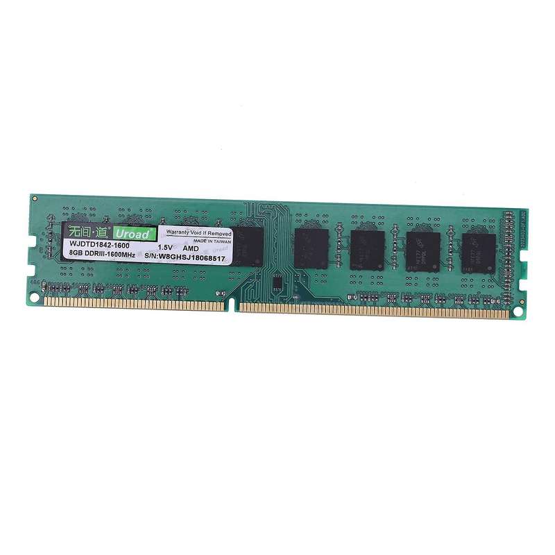 Uroad 8gb Ddr3 Ddr3i 1600mhz Ram Desktop Memory Dimm Only(8gb)