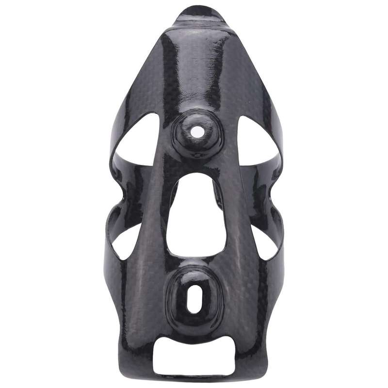 2x Carbon Fiber Bicycle Water Bottle Cage Bright Light