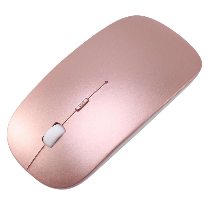 2.4ghz Wireless Keyboard and Mouse for Mac Pc Windowsxp/7(rose Gold)