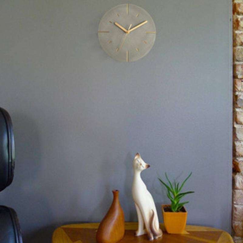 Nordic Industrial-style Cement Wall Clock Modern Silent Clocks