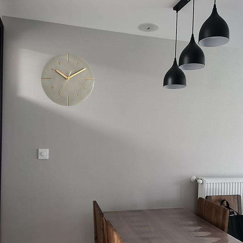 Nordic Industrial-style Cement Wall Clock Modern Silent Clocks