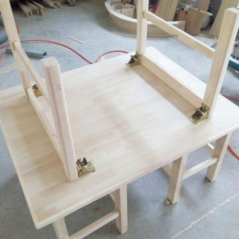 4pcs Collapsible Support Frame Self-locking Folding Table Chair Leg