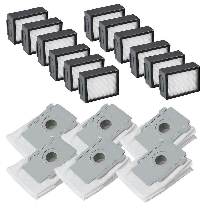 Replacement Filter & Clean Base Bag Compatible for Irobot Roomba I6