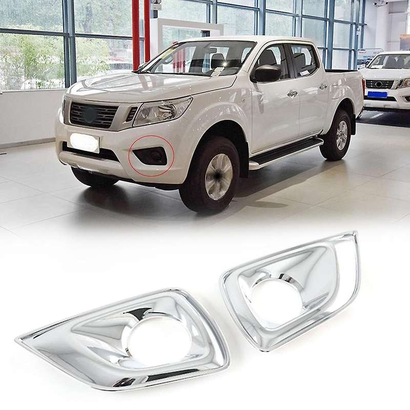 Fog Light Cover for Nissan Navara Np300 2019 2020 2021 2022 Chrome