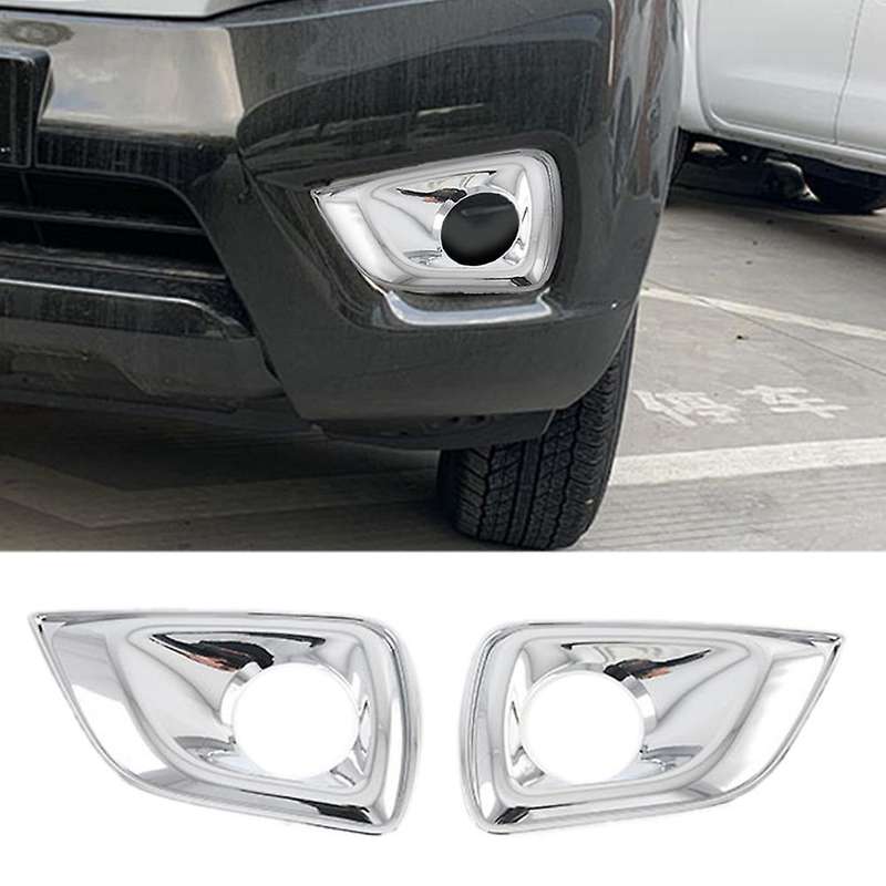 Fog Light Cover for Nissan Navara Np300 2019 2020 2021 2022 Chrome