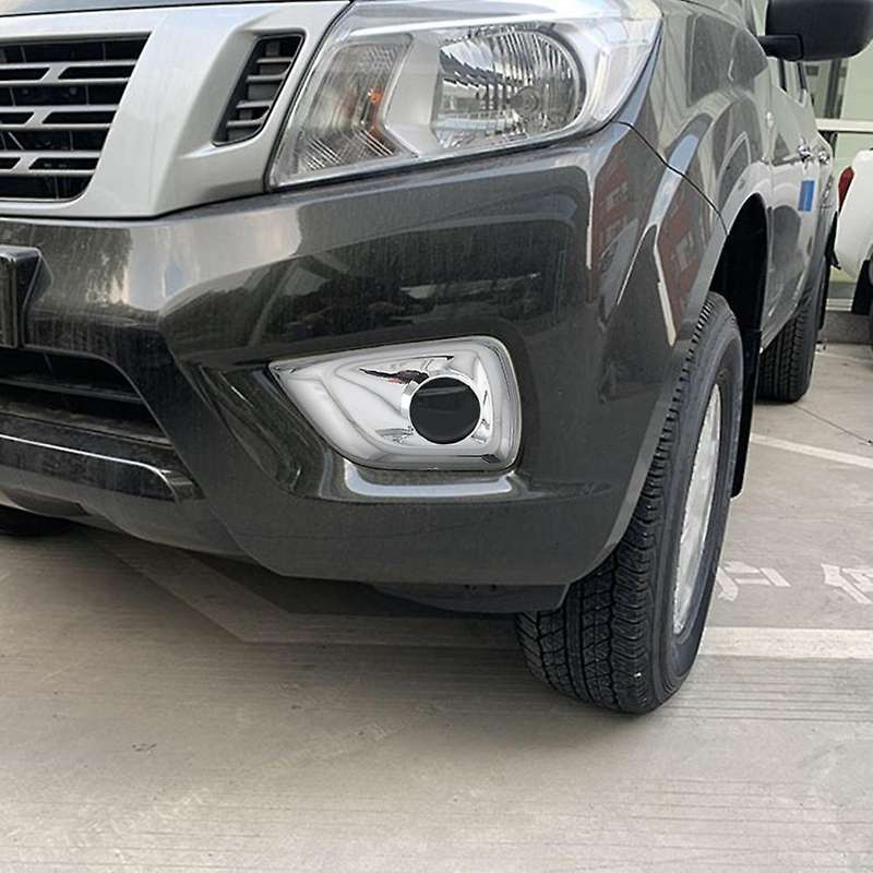 Fog Light Cover for Nissan Navara Np300 2019 2020 2021 2022 Chrome