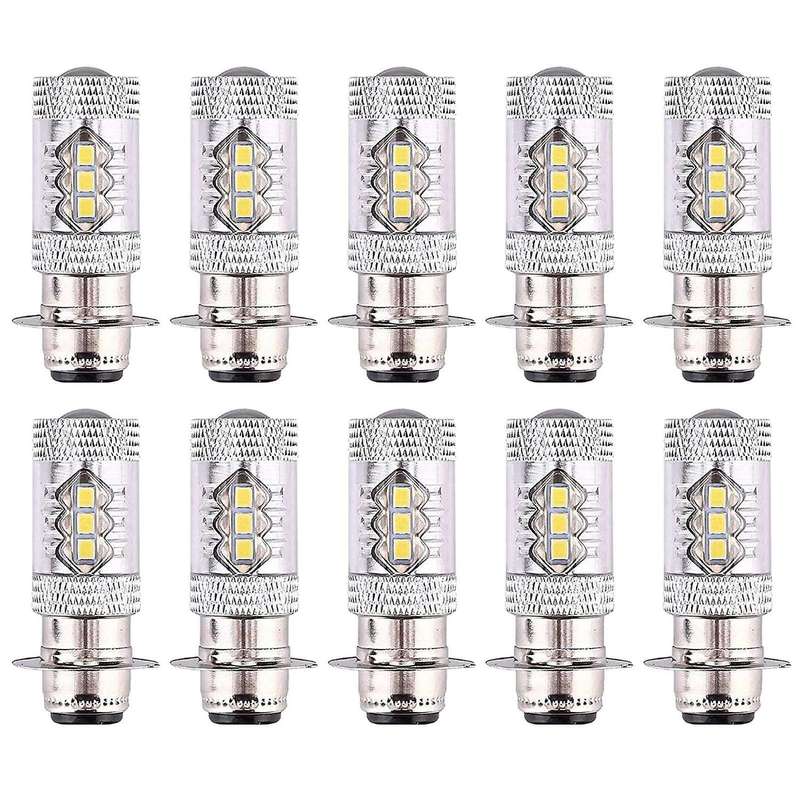10x H6 Headlight Led Light Bulbs 12v White 80w Fog Light