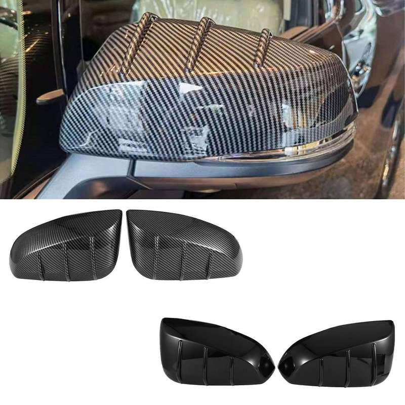 Car Rear View Mirror Cover Reflector Cover Black