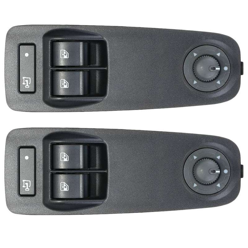 2x New Power Window Switch for Peugeot Boxer Citroen Jumper Fiat