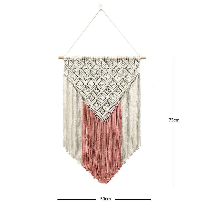 Macrame Wall Hanging Art Woven Home Decor, for Apartment, Dorm Room