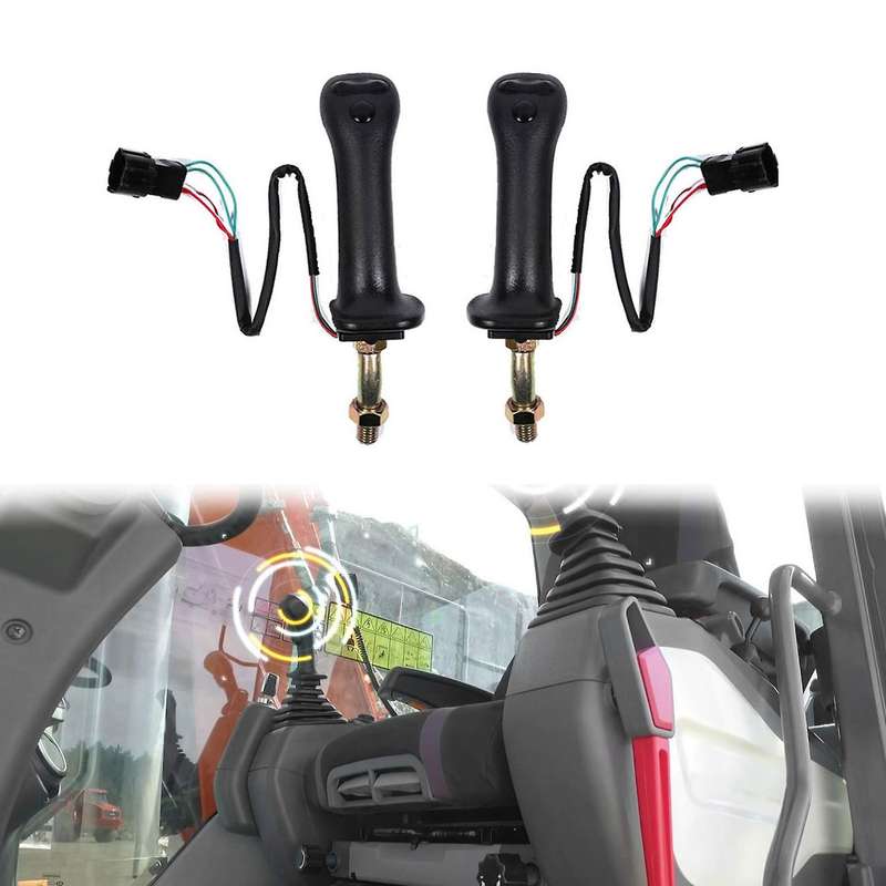 3 Buttons Excavator Joystick Assy Handle Gears for Daewoo Left