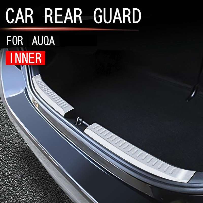 Car Trunk Door Guard Strips Sill Plate Protector Rear Bumper Guard