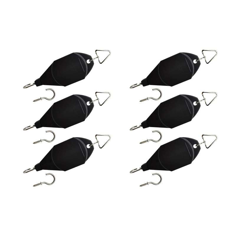3 Pack Retractable Plant Hook Pulley,for Garden Baskets & Bird Feeder