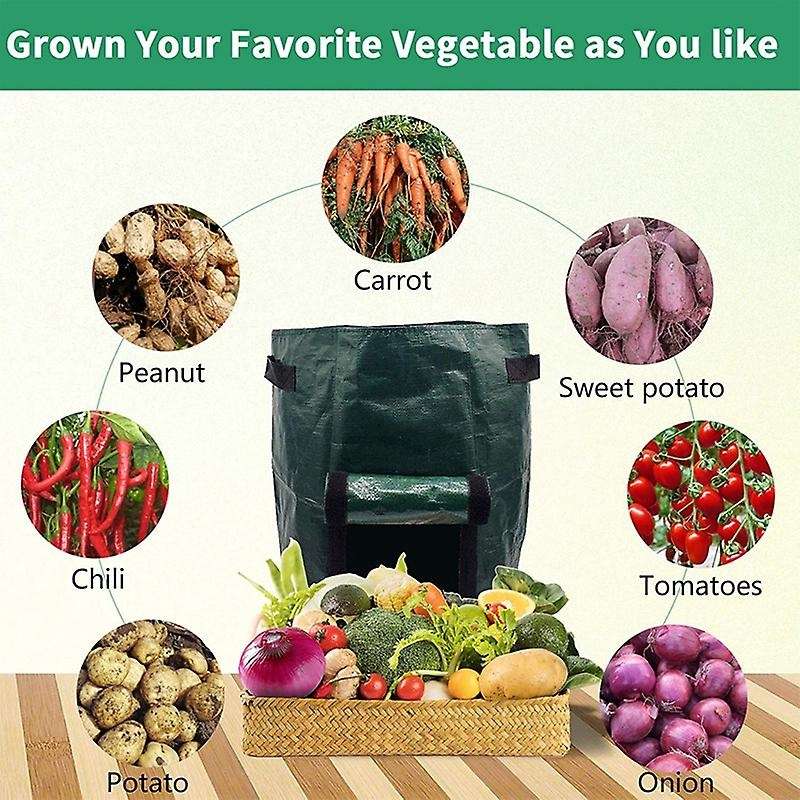 10 Gallon Plant Grow Bags-6 Packs Fabric Grow Pots