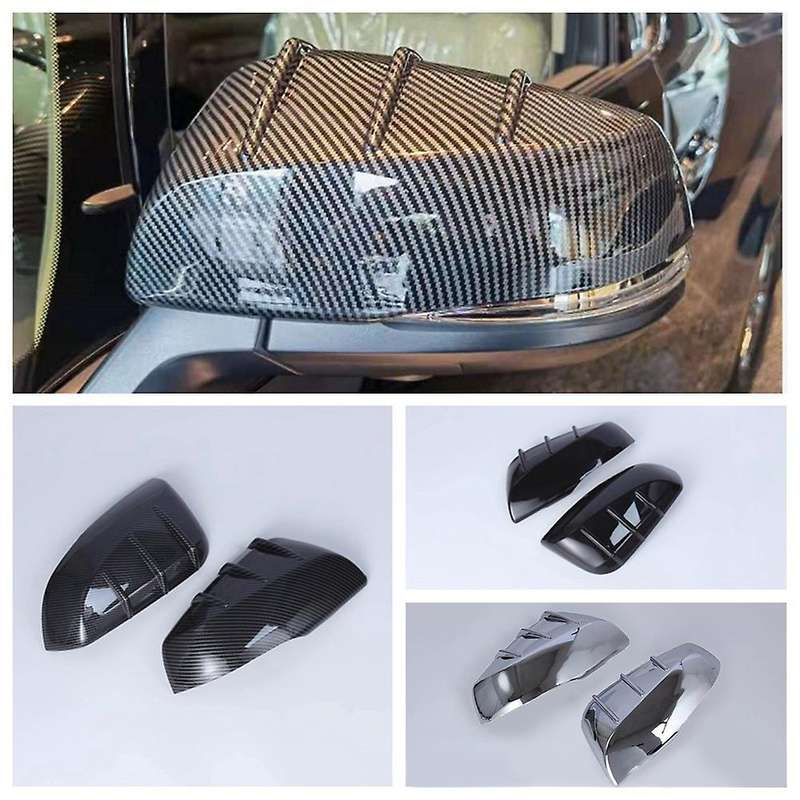 For Toyota Corolla Cross Side Door Rearview Mirror Cover Black