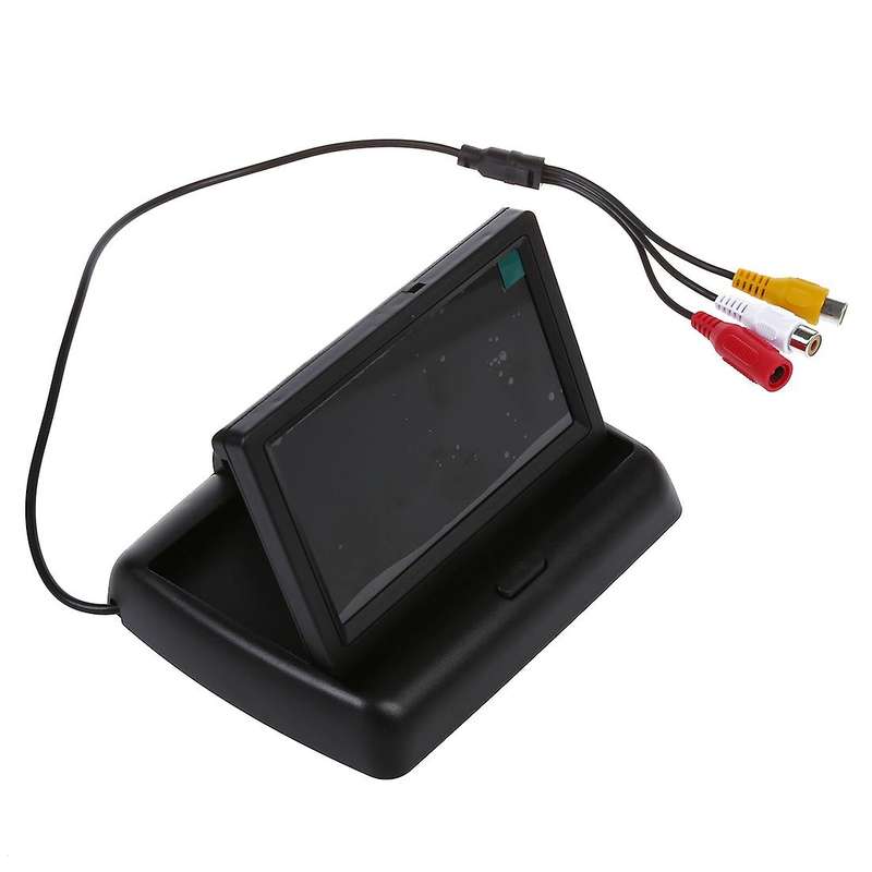 4.3" Folding Foldable Lcd Monitor Rear View Backup Camera for Car