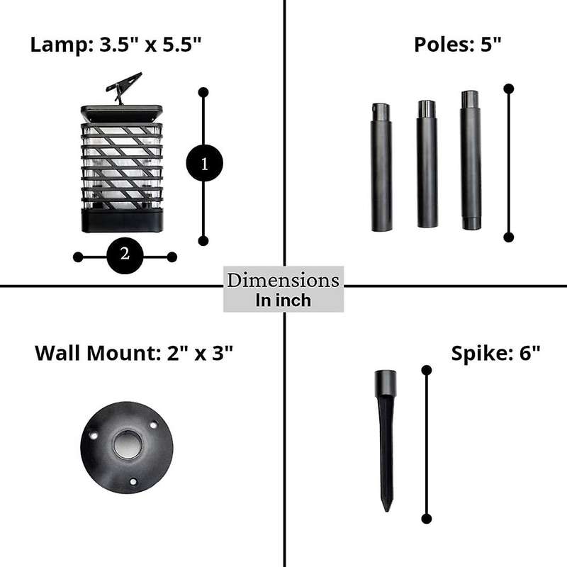Outdoor Solar Lanterns Led Waterproof Garden Lamp,decorative Lights