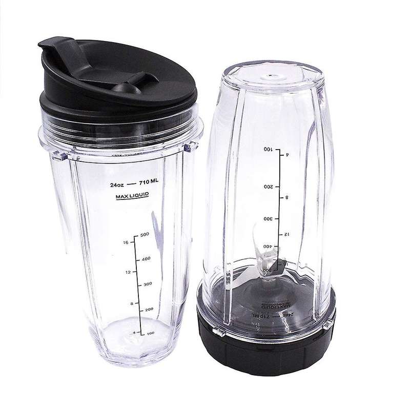 24oz Replacement Cups Compatible for Ninja Nutri Bn401, Bn701, Ss101