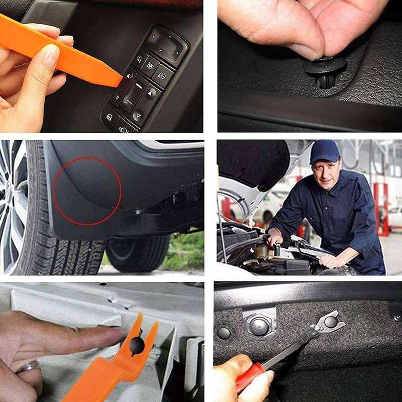 720pcs Universal Car Bumper Clips Fender Rivet Pushrod Clips