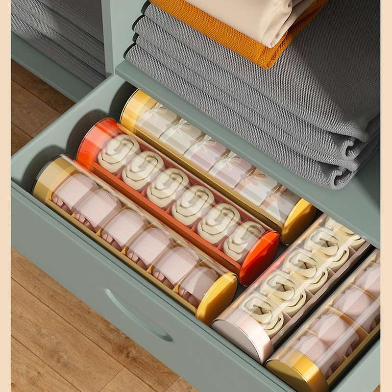 New Multifunctional Drawer Type Storage Box Socks Underwear Box