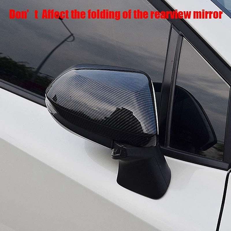 Auto Carbon Fiber Rearview Mirror Cover Reverse Mirror Shell Mirror